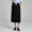 Black small A-line skirt