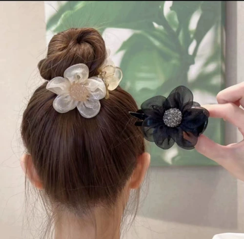 Заколка-крабик на солнечной энергии, универсальный аксессуар для волос, 2022, в корейском стиле, простой и элегантный дизайн