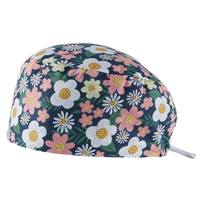 Голубой розовый цветок-коттон