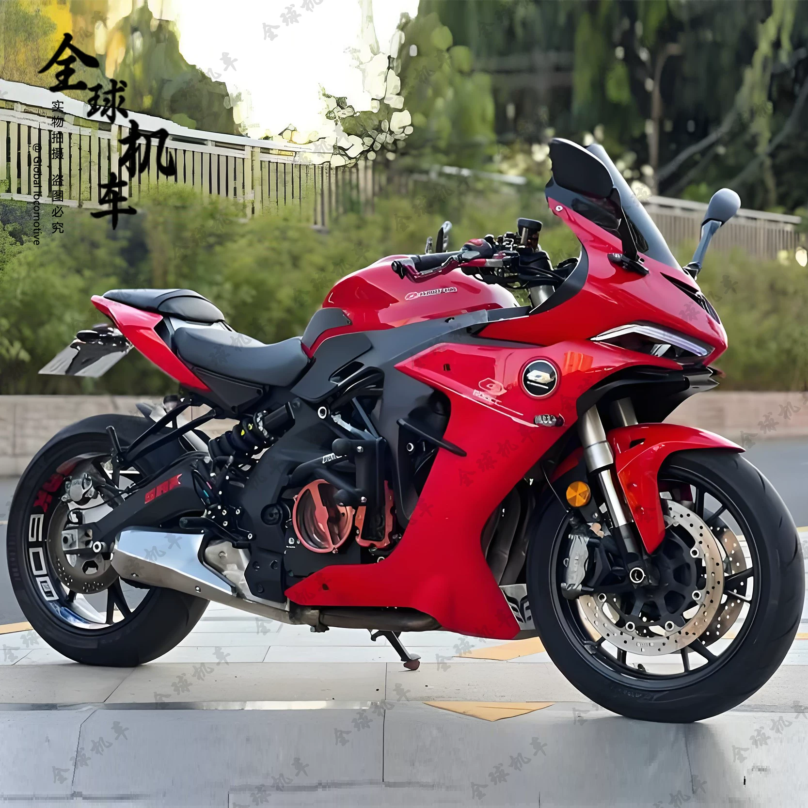 Новая страна четыре Bennari Huanglong 600TNT Edar Cold BJ300 уличный автомобиль ABS может панель четыре -цилиндровый мотоцикл