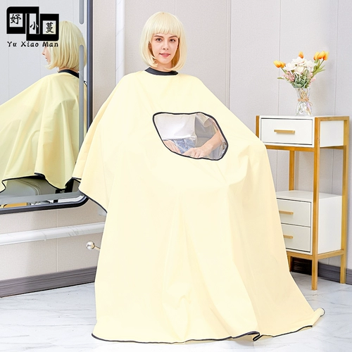 Антистатическая электрическая длинная силиконовая прозрачная накидка для стрижки волос