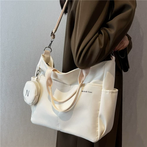 Вместительный и большой портативный шоппер, вместительная и большая сумка через плечо, сумка на одно плечо, подходит для студента