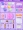 6色果冻蜡升级版+猫爪&三丽鸥模具+2瓶蜡粒+2章头-卡扣收纳盒B版紫色