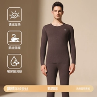 [Бесшовный круглый вырез] Гелиевый кофе (кашемир из гусиного пуха + немецкий шелк + увлажняющий крем с гиалуроновой кислотой)