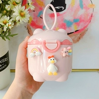 Оранжевый красный порошок/маленькая белая утка/большая