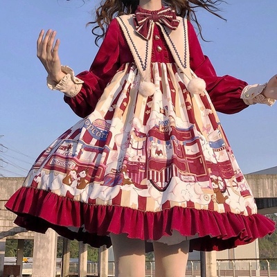 taobao agent Demi-season small princess costume, dress, Lolita style, Lolita OP