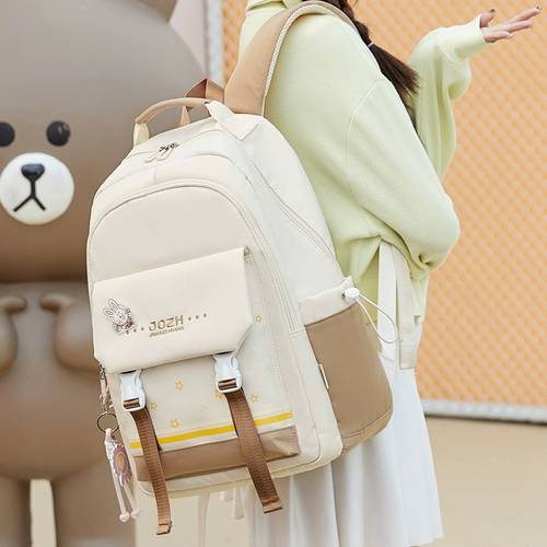 Сверхлегкий вместительный и большой ранец, сумка через плечо, рюкзак, защита позвоночника, для средней школы, подходит для подростков, подходит для студента