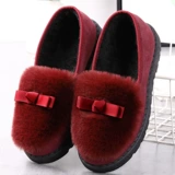 Удерживающие тепло тапочки, нескользящая обувь на платформе, туфли для беременных, мягкая подошва