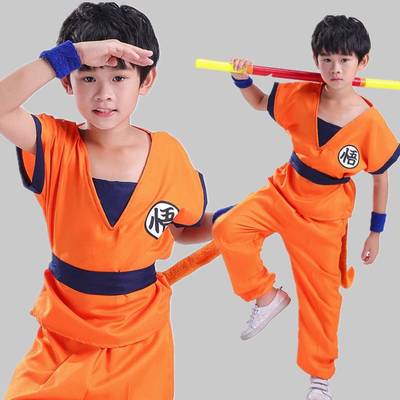 taobao agent Dragon Ball, children's clothing, flower boy costume, suit, halloween, cosplay