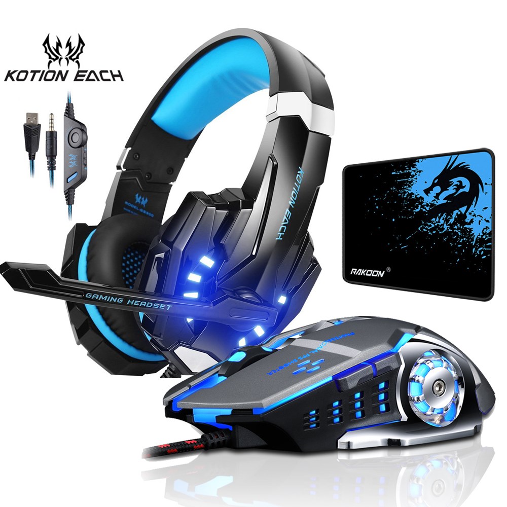 3&Item&comboG9000   Computer   Stereo   Gaming   Headphones   Deep   Bass     Ear phone