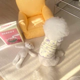 Люблю прохладная одежда для собак летняя одежда тонкая плюшевая бишон медведь Померанский маленький собачий кошка Слинг жилет лето