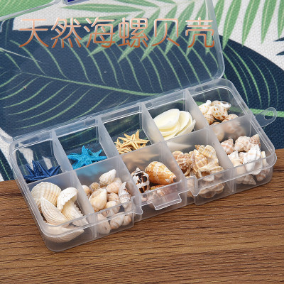 taobao agent Ultra -Light Classed Puppet Scene Decoration of Natural Small Conch scallops Shell shell Starfish Combination Set Marine Wind Series