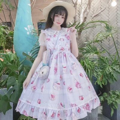 taobao agent Japanese genuine design dress, Lolita style, Lolita Jsk