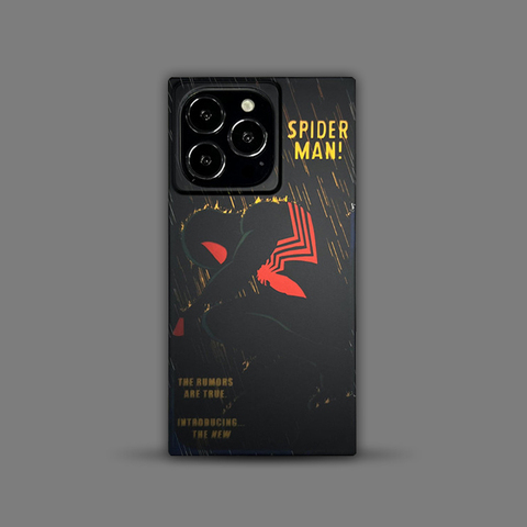 Spider-Man 3D Laser Gradient Matte : Rain-Swept – 16, 15, 14, 13, 12 iPhone Case