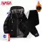 áo khoác nam Áo khoác nhung của cửa hàng hàng đầu NASA WTAPS dành cho nam và nữ, quần áo thương hiệu thời trang thu đông có thể đảo ngược, áo khoác công sở rộng rãi áo khoác dù Áo khoác