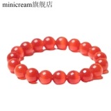 Браслет из натурального камня для влюбленных, в корейском стиле, кошачий глаз, 8см, 10см, 12см, подарок на день рождения