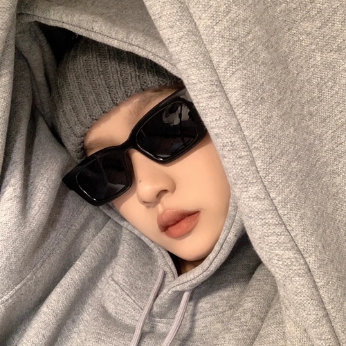 Брендовые квадратные солнцезащитные очки на солнечной энергии, популярно в интернете, защита от ультрафиолета