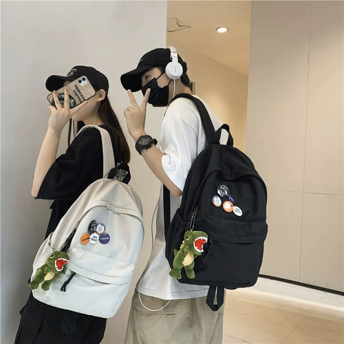 Трендовый вместительный и большой рюкзак, ранец, брендовая сумка через плечо, подходит для студента, для средней школы