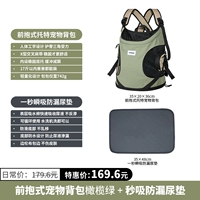 Оливковая зеленая сумка+моча