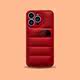 The North Face Trendy Fashionable Phone Cases Covers Puffy Puffer Down Jacket Dark    iPhone 15, iPhone 14, iPhone 13, iPhone 12, iPhone 11