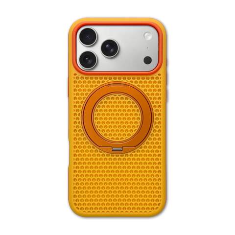 Grid Ring Stand Perforated iPhone Minimalist Heat dissipation iPhone Case for iPhone 13 – 18