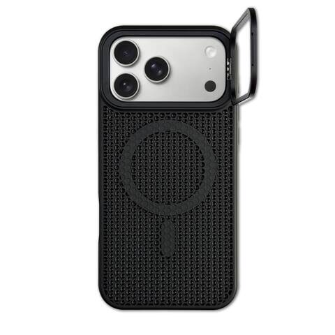 Honeycomb Perforated iPhone Minimalist Stand Heat dissipation iPhone Case for iPhone 11 – 17