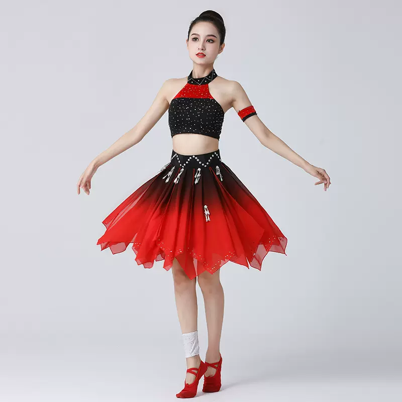 21年胭脂扣舞蹈刘岩女子独舞高开叉弹性中国风多情种旗袍演出服