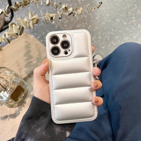Plain Puffy Puffer Down Jacket Plus/Pro/Max – 16, 15, 14, 13 iPhone Case