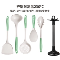 [Зеленая ручка] Spula+Spoon+Calsand+Рыбалка с лапшой+Rice Spoon+кронштейн [Six -Piece Set]