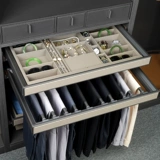 Брюки и шкаф встроенный -в ящике для ювелирных изделий кожа многофункциональные брюки.