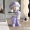 蘑菇女孩摆件-紫色（高75cm）
