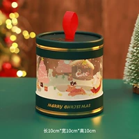 Зеленый рождественский яблочный бочонок (1)