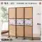 Phong cách Trung Quốc mới vách ngăn phòng khách hiện đại đơn giản gấp di động chặn cửa ra vào bằng gỗ nguyên khối tre lối vào văn phòng vách ngăn cnc bàn làm việc văn phòng có vách ngăn 