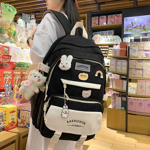 Школьный рюкзак, вместительная и большая сумка через плечо, летняя небольшая сумка, для средней школы, коллекция 2022