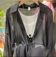 76 черный [жемчужный шифон]