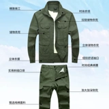 Хлопковый летний тонкий комбинезон, износостойкий комплект, рабочая одежда, защита от ожогов