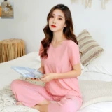 Летняя шелковая цветная большая эластичная пижама, кондиционер, комплект