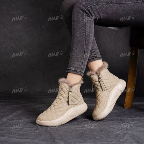 Высокая обувь, зимние туфли, утепленные сапоги на платформе для отдыха