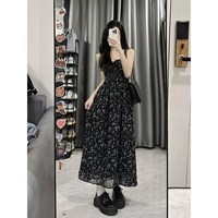 Небольшое платье-комбинация, элитная летняя одежда, подходит для подростков, популярно в интернете, французский стиль, яркий броский стиль, по фигуре