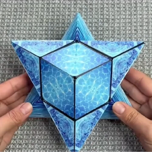Магнитный трехмерный вариационный кубик Рубика, интеллектуальная игрушка для тренировок, 3D, объемная геометрия, антистресс