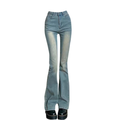 taobao agent Retro autumn jeans, pants, leggings, 2023 collection, high waist
