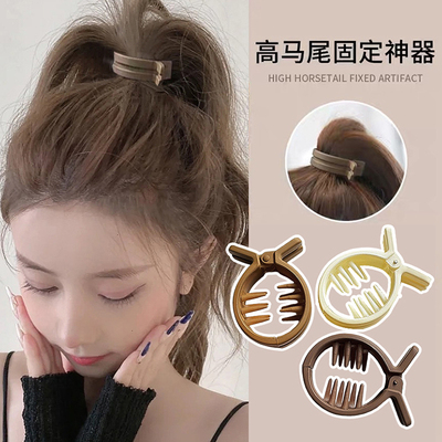 taobao agent Grasp the clip tie high ponytail fixing clip shark clip clamping hair clip female back head head ball head plate hair