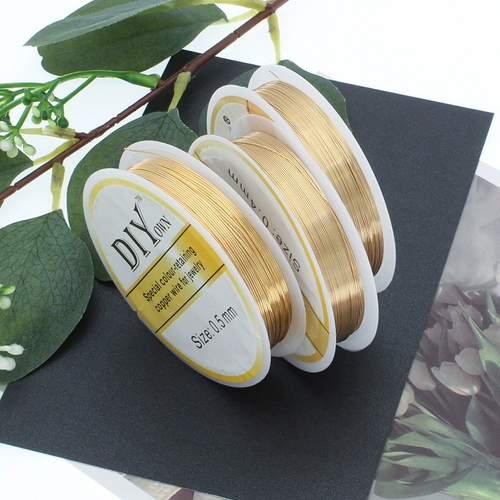 Dongxia Jewelry DIY ручная обмотка медная линия золотая проволочная