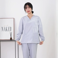 Лонгслив, нарукавники, комплект, поликоттон