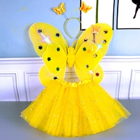 Фонарь желтые крылья+обруча+магическая палка+марлевая юбка