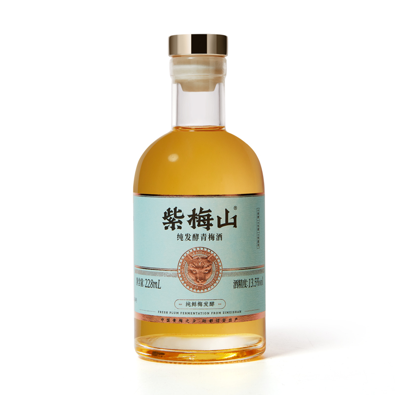 紫梅山青梅酒发酵低度甜果酒228ml