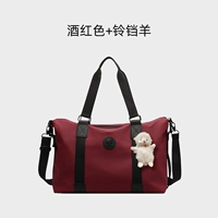 Большой бордовый колокольчик, комфортная портативная качественная подвеска, увеличенная толщина