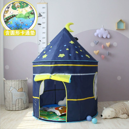 Палатка в помещении для принцессы для мальчиков и девочек, домашний складной большой замок для сна, домик, игровой домик