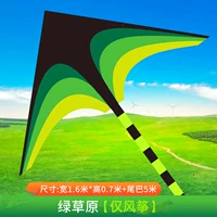 Зеленый воздушный змей, 1.6м