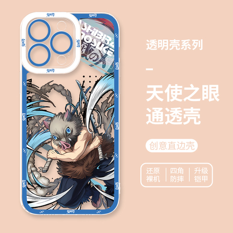 Demon Slayer Anime Clear Transparent iPhone Case